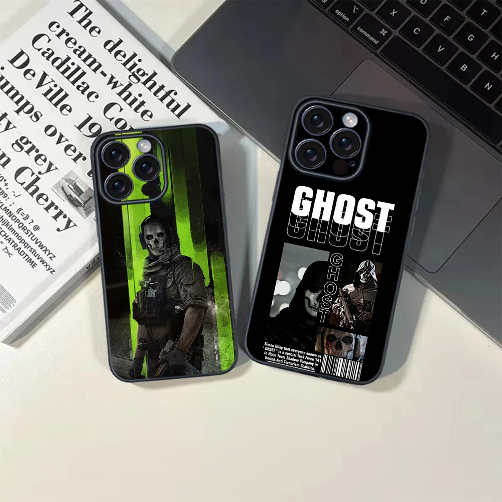 COD Call Of Duty G-Ghost Phone Case For iPhone 16 15 14 13 12 11 PRO MAX PLUS Mini TPU Soft to Skin-friendly case