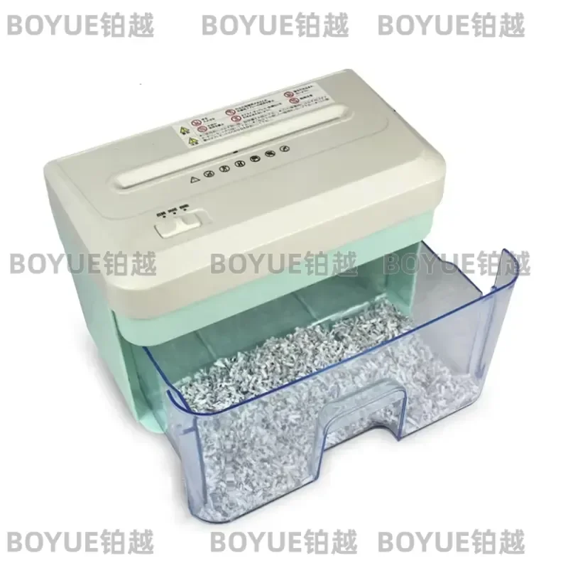 Electric Paper Shredder Small Office Home Use 24V Granular Cross Cut Document Destroyer Compact Quiet Security File Shredding