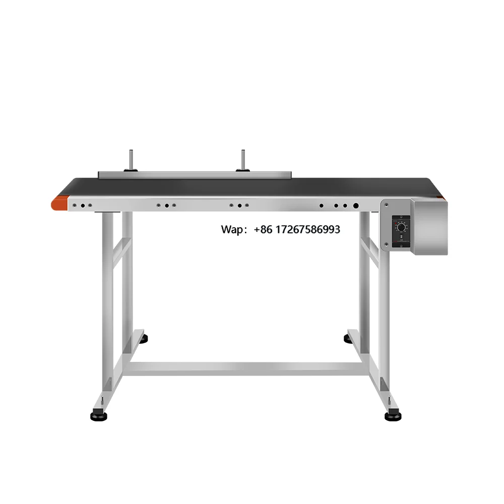 Factory supply Automatic electric drive rubber flexible conveyor belt 0-30m/MIN for chemical inkjet printer wood
