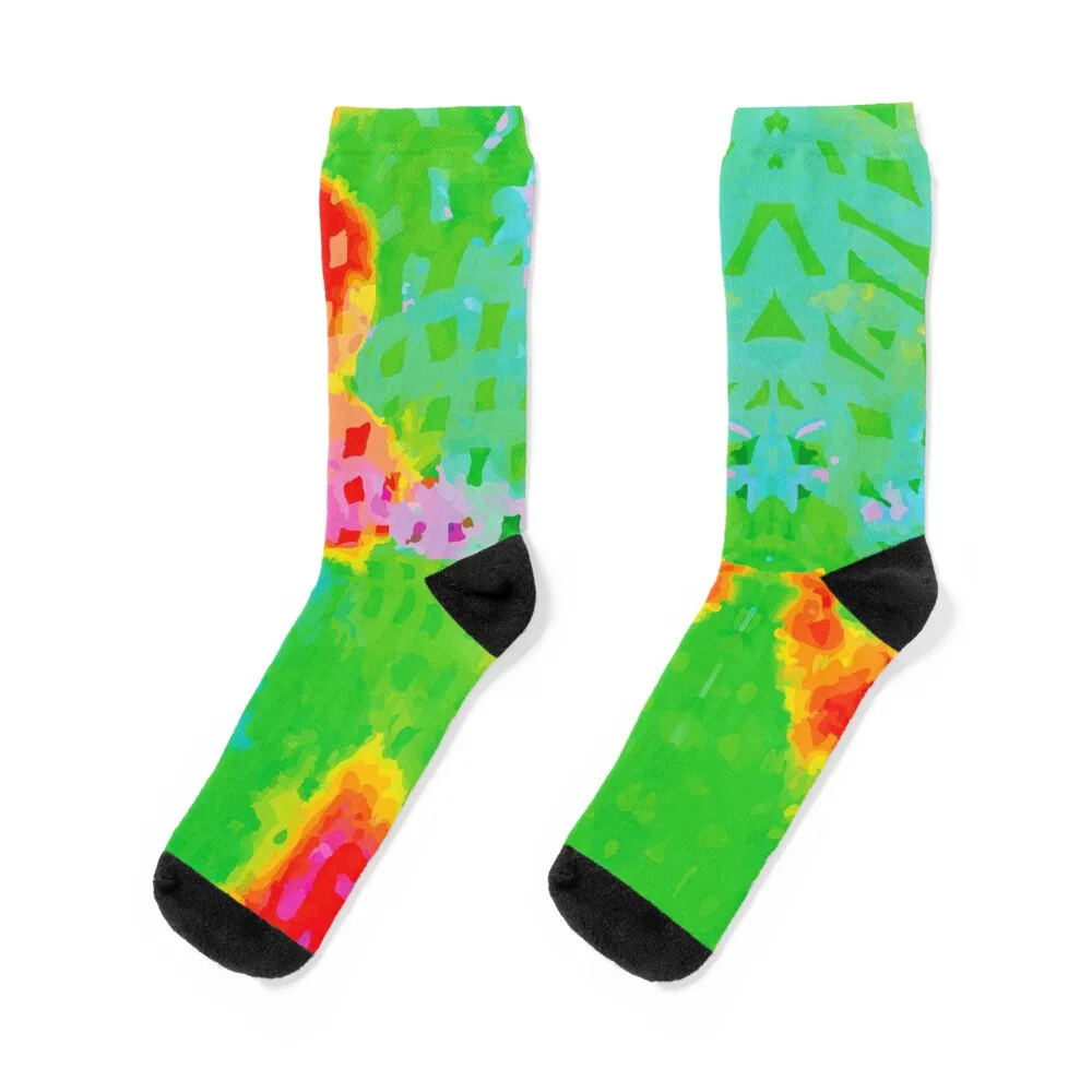 

Colorful Abstract Watercolor Painting Background Socks cycling snow kids cartoon Men's Socks Women's