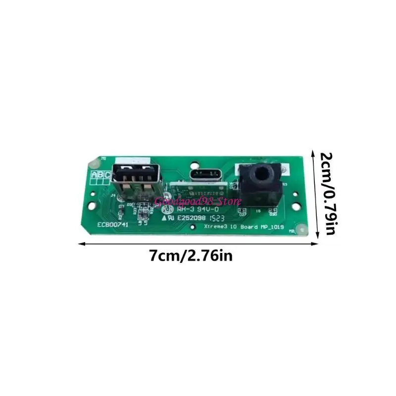السبورة السمعية السمعية دون عناء لـ 3 Type C Small USB Port USB لوحة إمدادات الطاقة السمعية W8C