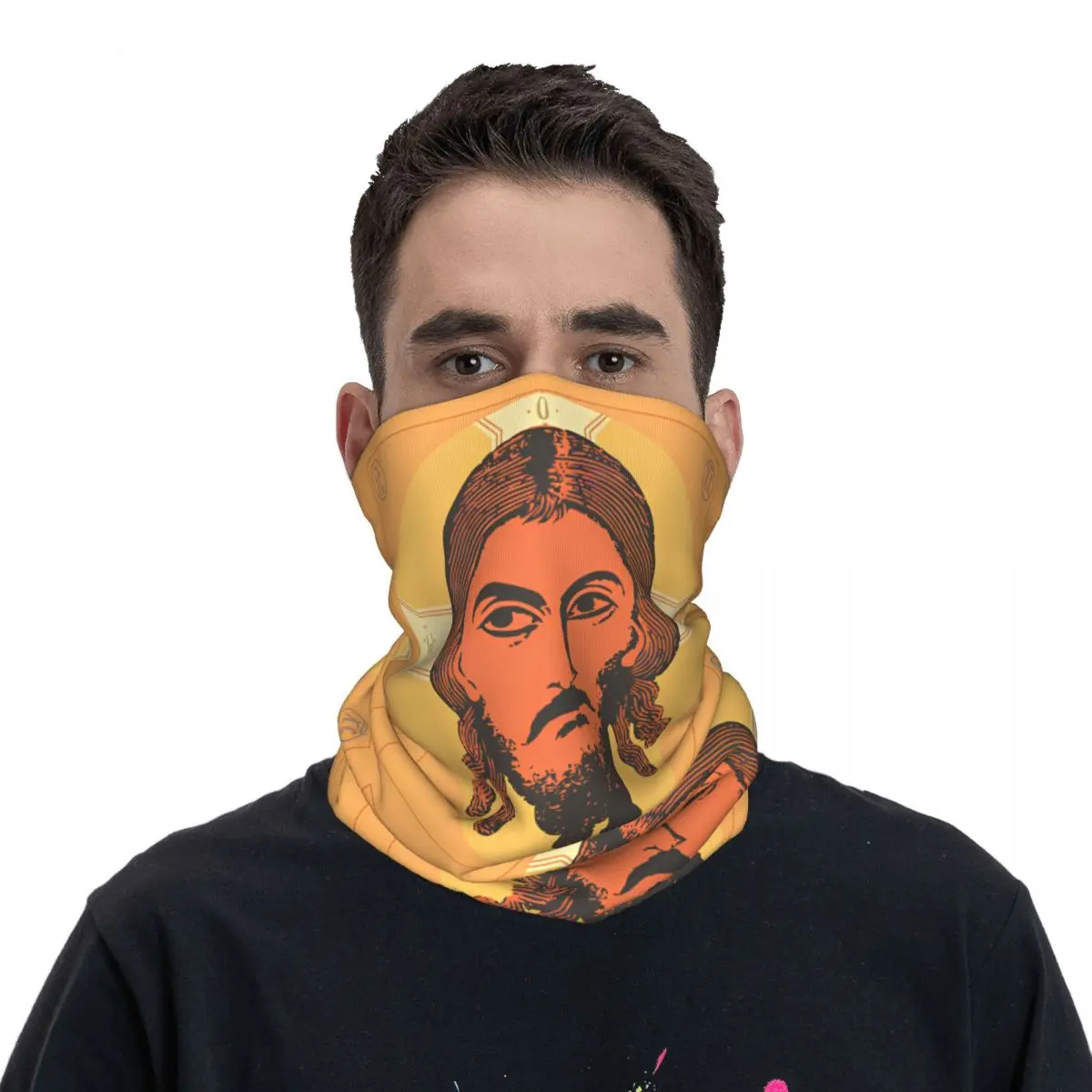 Balaclava Russian Orthodox Church Union Or Death Cycling Mask Soft Warm Face Mask Fun Hiking Camping UV Protection Neck Gaiter