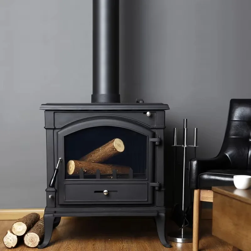 

Modern Villa Wood Burning Stove Green Smokeless Eco-Friendly Fireplace for Home Heating And Atmosphere