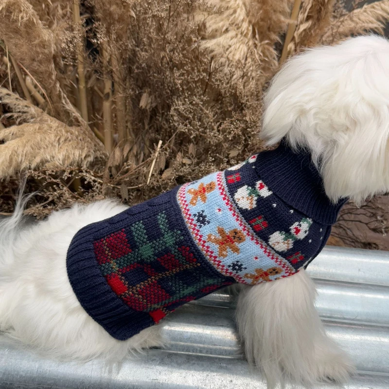 Christmas Snowman Dog Sweater 3