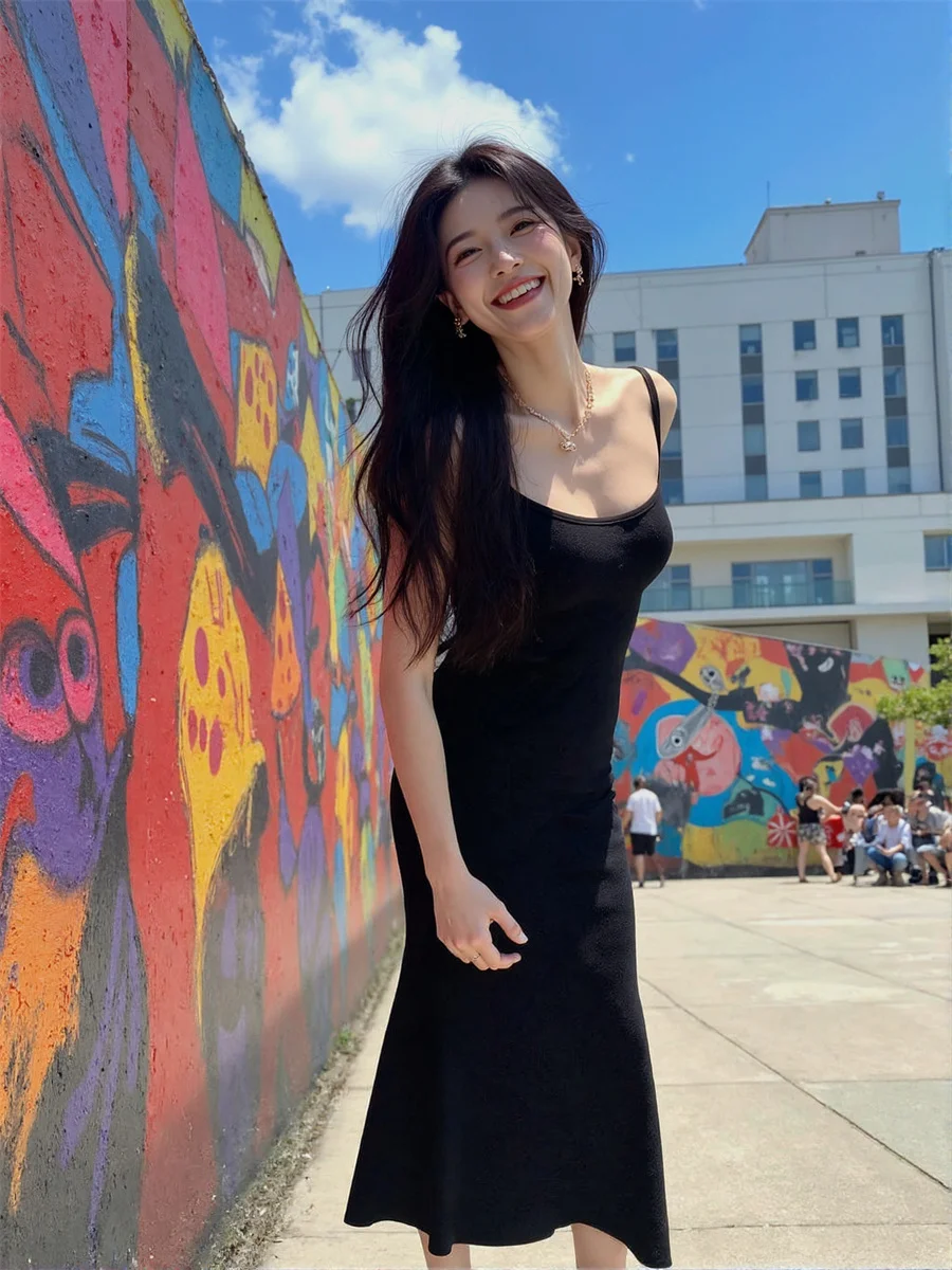 فساتين نسائية تتجه فستان طويل غمد طول الكاحل فتحة جانبية فتحة عالية انقسام انقطاع انقطاع ثقوب مجوفة #3