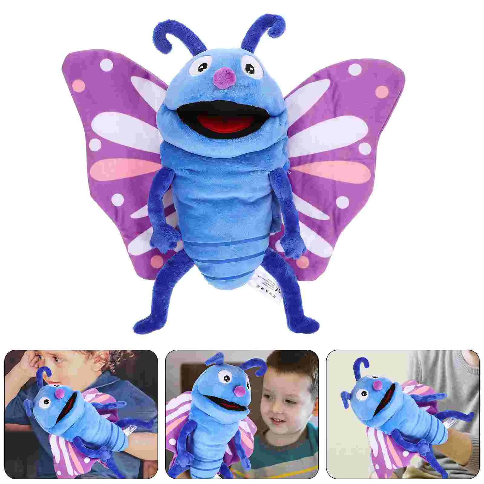 Hand Puppet Parent-child Interactive Toy Cartoon Animal Early Education Educational Cotton Emulated