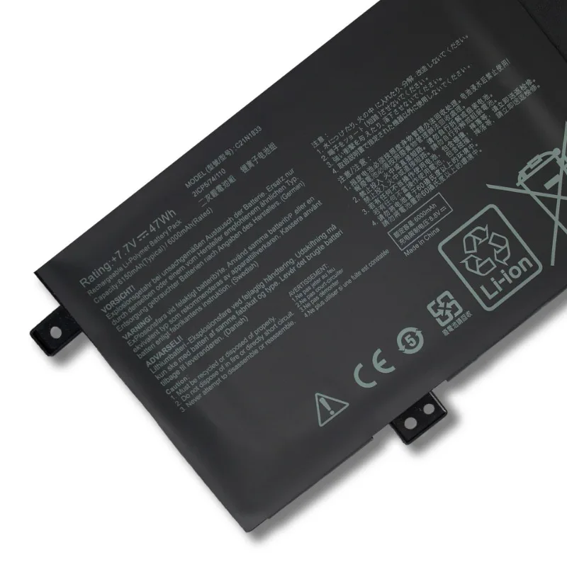 High Quality Laptop Battery C21N1833 7.7V 6000mAh For ASUS ZenBook 14 UM431 UM431DA-AM020T UX431 UX431FA UX431FN UX431FL