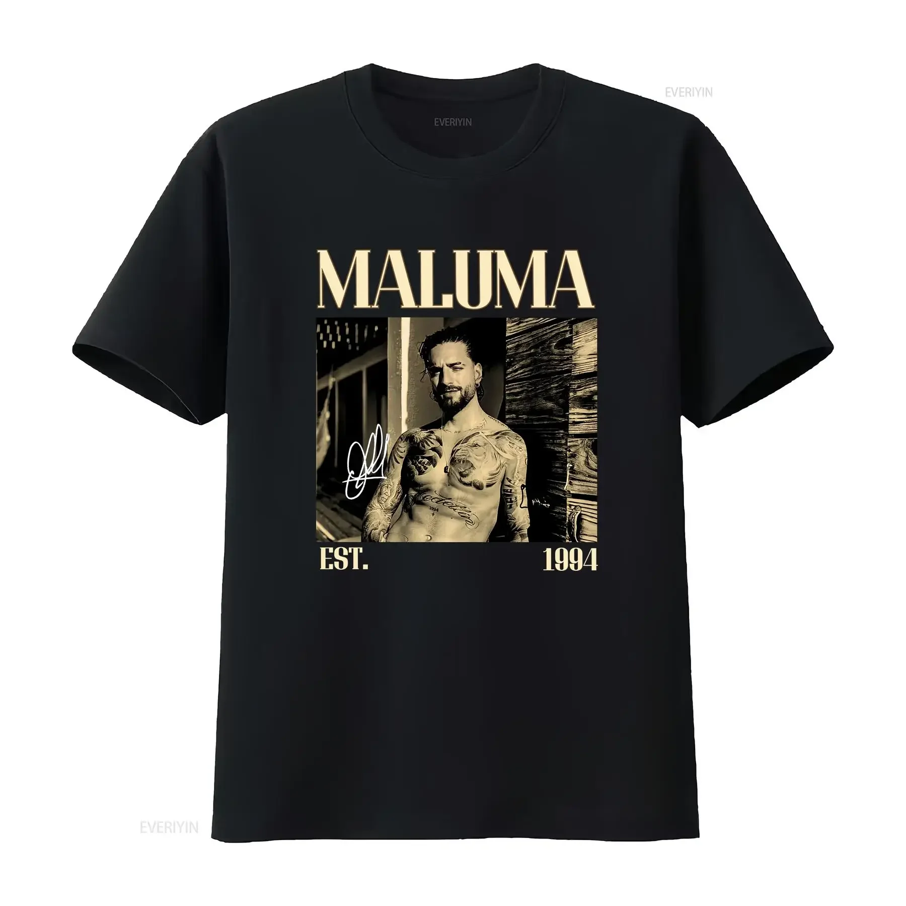 Maluma T Shirt Baby Colombian Singer Latina s Hispanic for Latinos Navidad Spanish long or short sleeves vintage Washed Stylish
