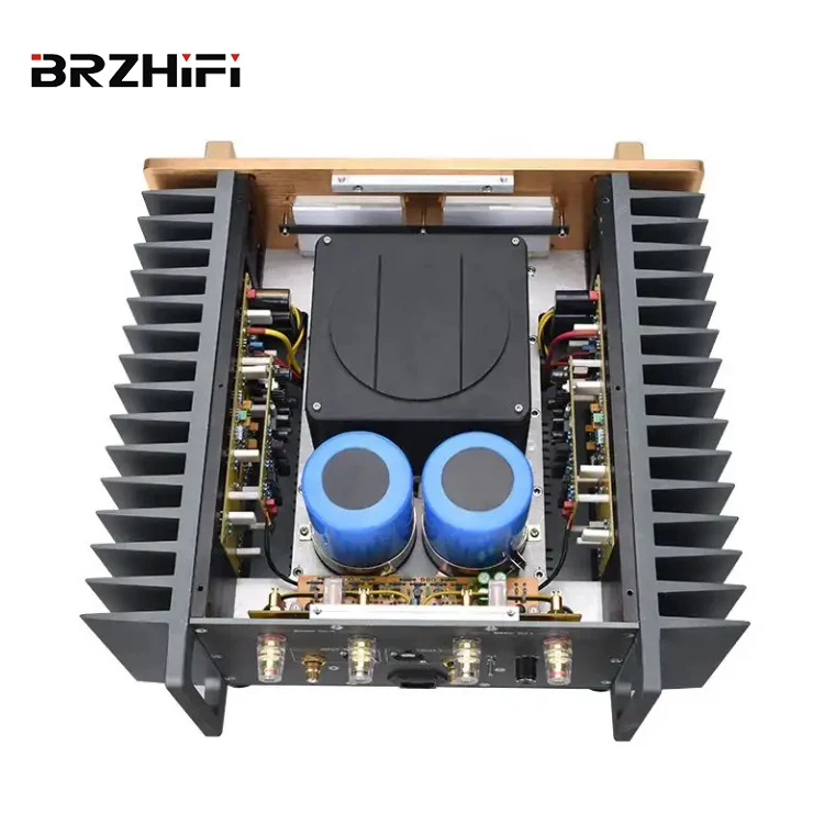 High Sound Quality A75SE Clone AccuPhase Golden Aluminum 2 Channel Hi End Headphone Audio Class A Amplifier