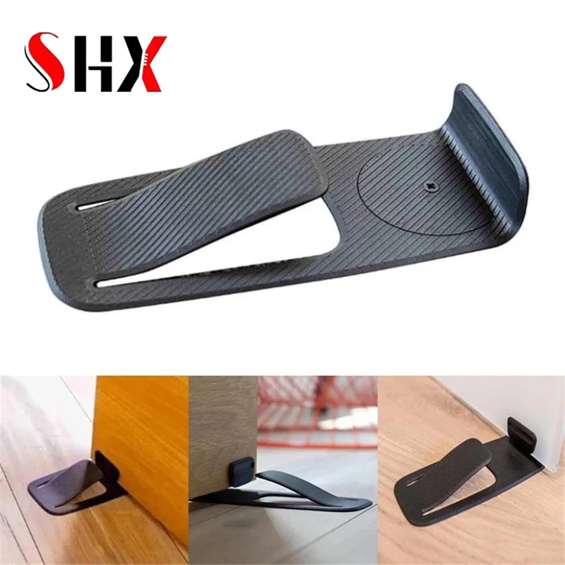 Creative Spring Door Stopper Properly Holds The Door Open Door Wedge Holder Multi-function Door Stopper Safety Protector