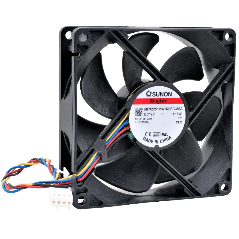 New MF92251V3-1Q03C-S9A 9cm 9025 92mm fan 92x92x25mm DC12V 1.16W 4pin quiet control speed CPU cooling fan