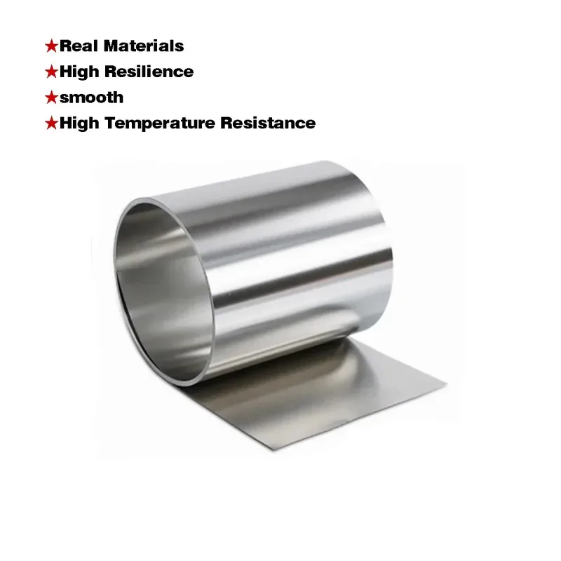 

304 Stainless Steel Thin Strip 1M Length 0.1/0.2/0.3/0.4/0.5-1mm Thickness Precision Roll for Industrial Use
