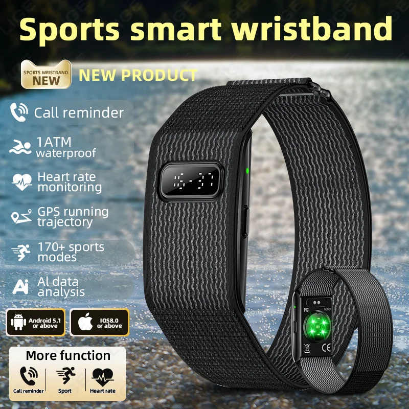 LIGE Smart Watch Women Men Sports Smart Bracelet Fitness Band Heart Rate Blood Pressure Monitor Waterproof Multifunction Watches