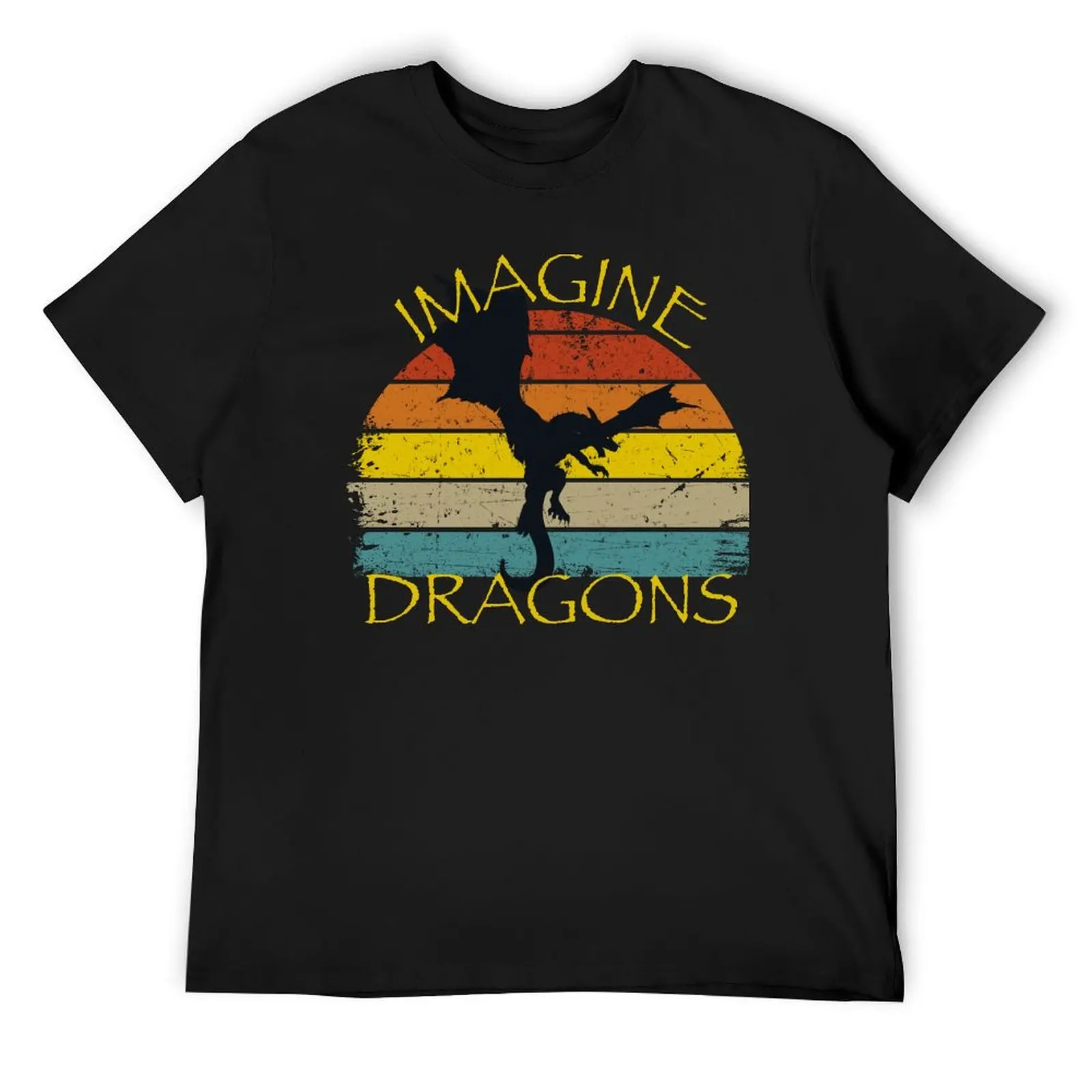 IMAGINE Fantasy Dragon Style T-Shirt cute tops customs basketball graphic tees fruit of the loom mens t shirts