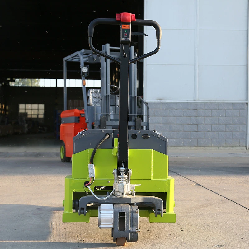 Hot Sale 1.5 t Electric Hand Manual Pallet Jack Rough Terrain Lifter Semi Automatic 3 Ton Semi-Electric Truck Outdoor Forklift