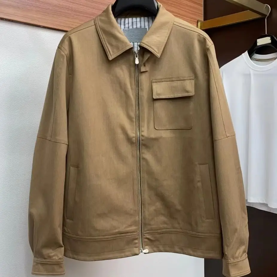 سترة BC 25FW ذات طية صدر السترة من القطن المزج #2