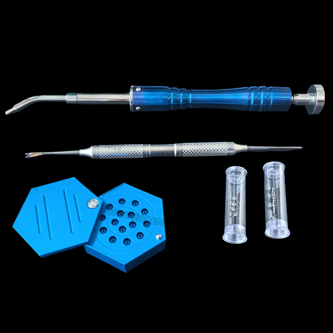 Picture 4: 13pcs GBR Bone TAC Automatic Gun Tacker Gun Tack Blue Case Membrane Guide MCTBIO Type Regeneration Tacks Pins