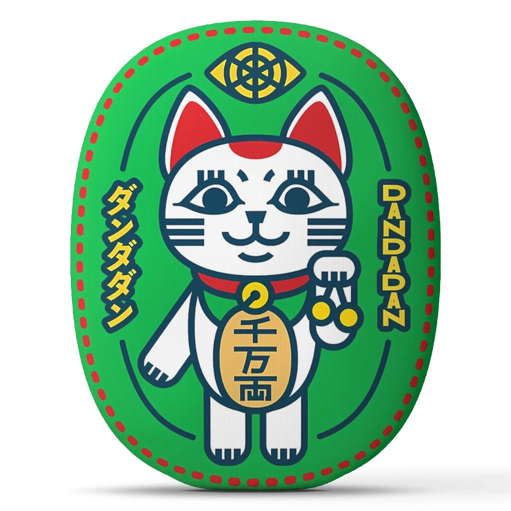 Lucky Baba Cat Dandadan Turbo Granny Plush Pillow Cushion Irregular Stuffed Throw Pillow Home Decor Gift Sofa Bed Couch