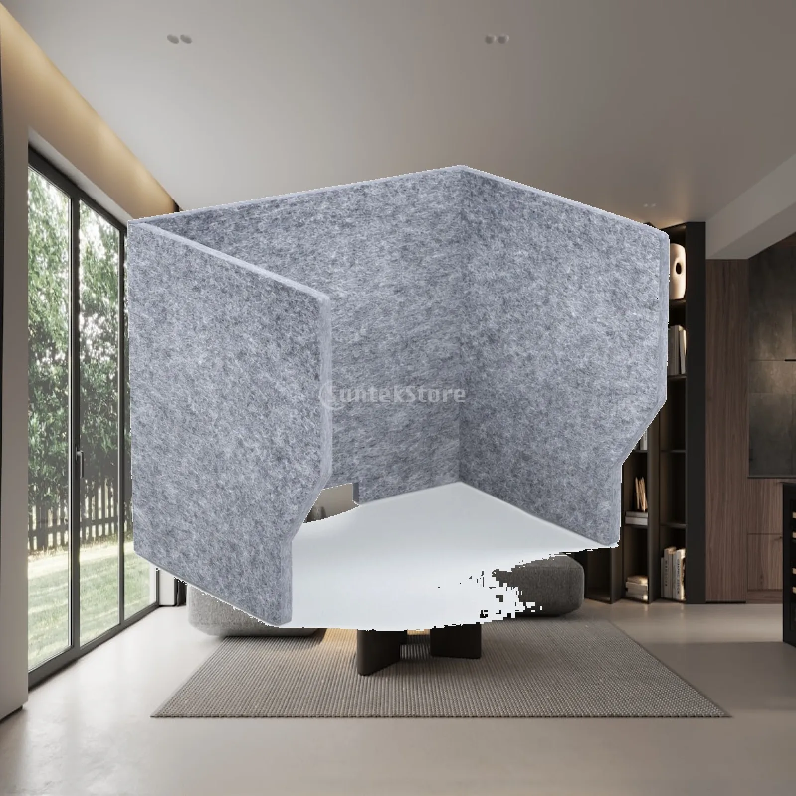 Desk Privacy Screen Sound Barrier Polyester Felt Partition for Office Worker Student Dedicated Area