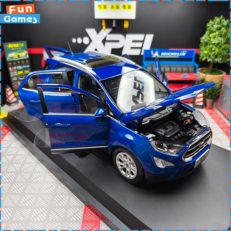 

Changan Ford Ecosport Original Car Model 118 Alloy Full Open Doors Simulation Collection Decoration Model Gift Box Set For Loves