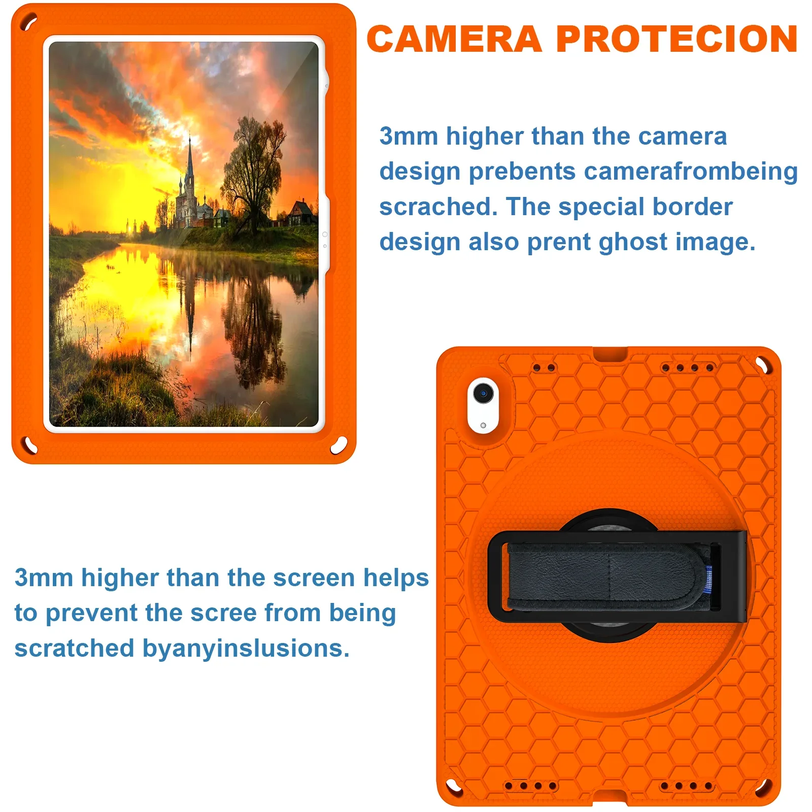 Etui EVA Kids do iPada A16 Air 11 2024 4 5 10.2 8 9th 10th 10.9 2022 Kickstand Handle Wytrzymały, odporny na wstrząsy pokrowiec na tablet