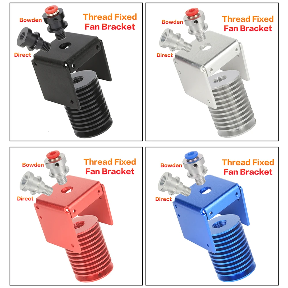 3DSWAY piezas de impresora 3D V6 BP6 Hotend Kit extrusora Hotend soporte de ventilador DC 12v/24v 3010 Turbo ventilador de refrigeración Kit de conducto guía