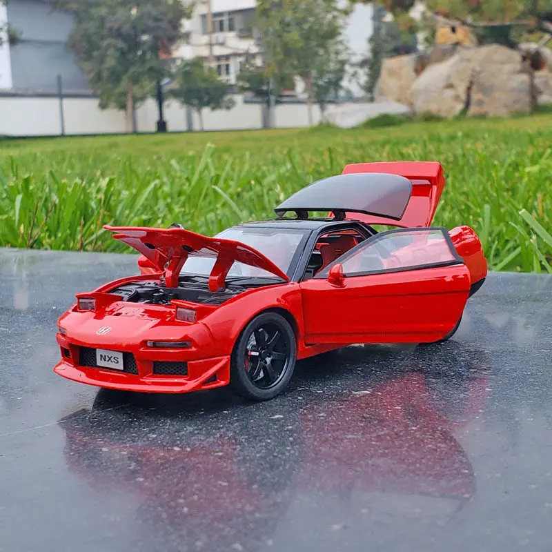 

Модель спортивного автомобиля NSX NA1 в масштабе 1:32, литая металлическая игрушечная машинка со звуком и светом, коллекционная модель, подарок для детей