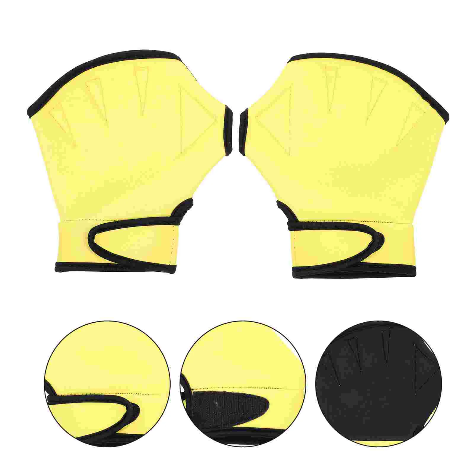 Swimming Aid Gloves Pool Mitten Paddles Training Diving Water Resistance Hand Cover Auxiliary