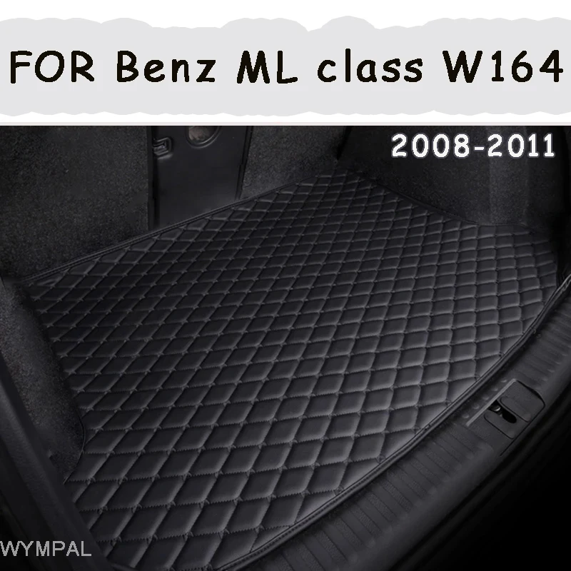 

Коврик в багажник автомобиля для Mercedes-Benz ML class W164 2008 2009 2010 2011, поднос багажника, водонепроницаемые накладки, автомобильные аксессуары, коврики в багажник