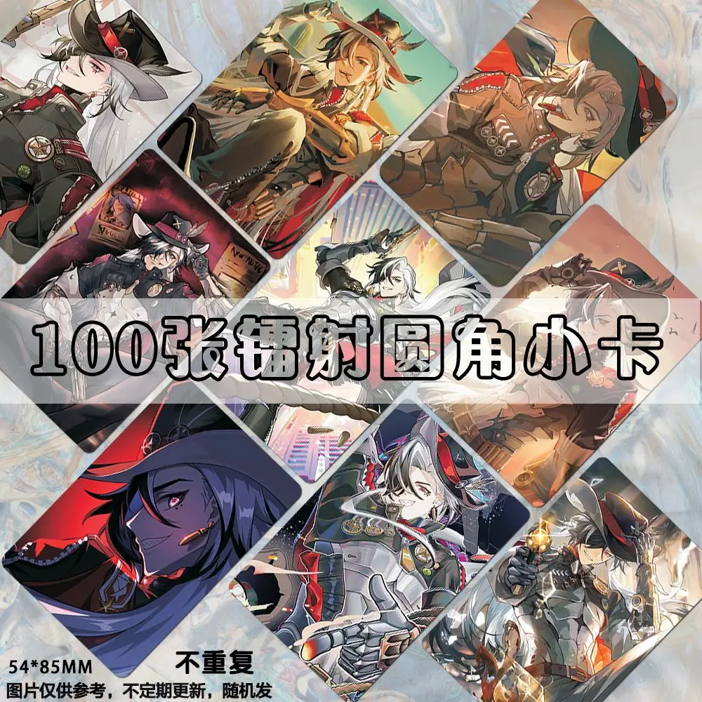 100PCS Anime Honkai: Star Rail Boothill Laser Lomo Card Photocard HD Small Album Photo Cards For Fans Collection Postcard