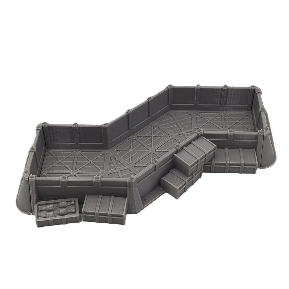 Model Trench Scenes Building Sand Tables Modular Accessories For Miniature Scenes DIY Hobby Making Tools Length 45cm Height 3cm