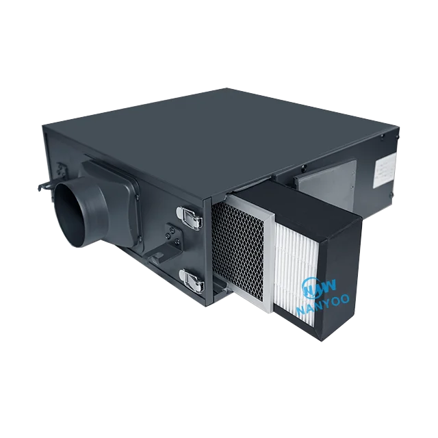 가정용 열 회수 Hrv 신선한 공기 환기 시스템, 500m 3/h PM2.5 