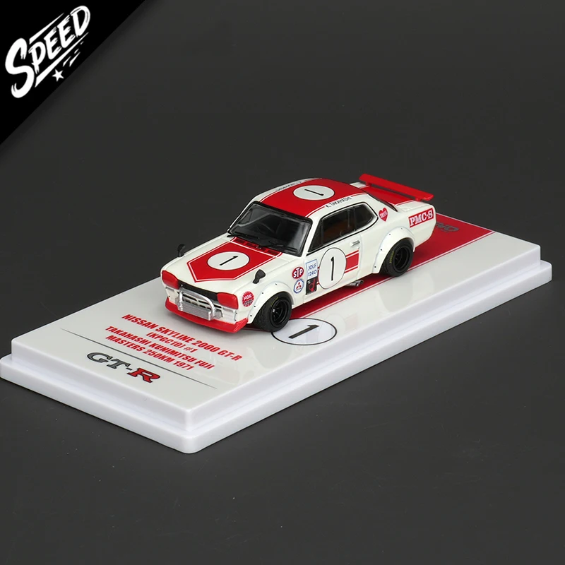 

INNO KPGC10 1:64 NISSAN SKYLINE 2000 GTR # 1, литая под давлением модель автомобиля с диорамой, коллекция миниатюрных игрушек