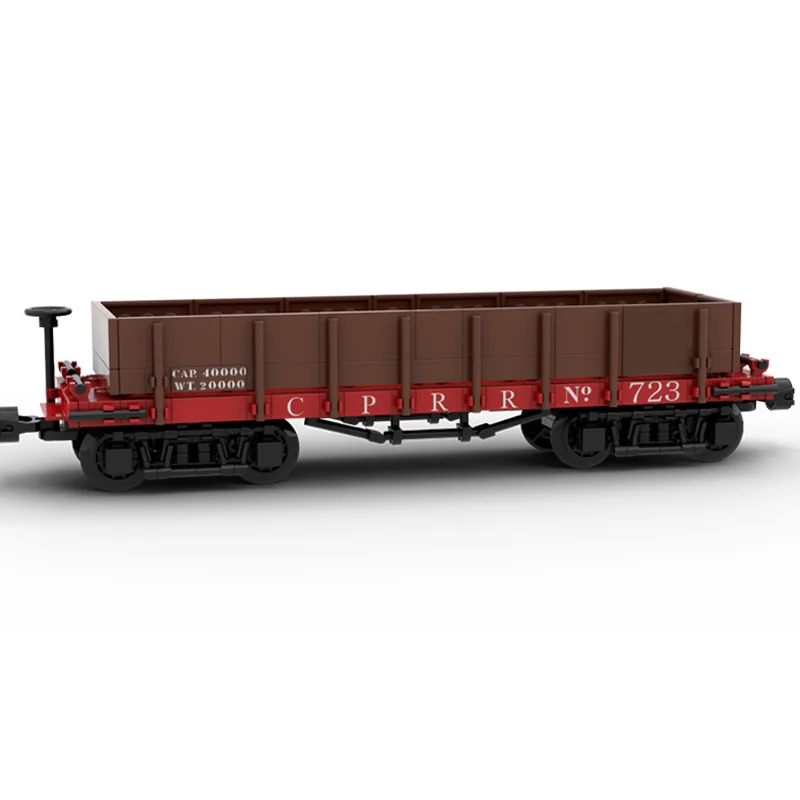 รถเมืองรุ่น MOC อาคารอิฐคาร์ลอวูด รถบรรทุกแบบแบนกอนโดลาโมดูลาร์เทคโนโลยีของขวัญวันหยุดประกอบของเล่นเด็กชุด