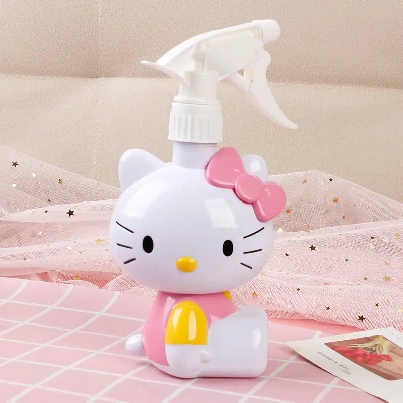 480ML Hello Kitty My Melody Spray Bottle anime Sanrios Garden Water Sprayer Vaporizer Moisturizer Refill Bottle Travel Container