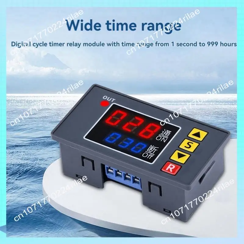 

A17Z T3231 Программируемый контроллер времени с двойным светодиодным дисплеем, цифровое реле, переключатель задержки времени