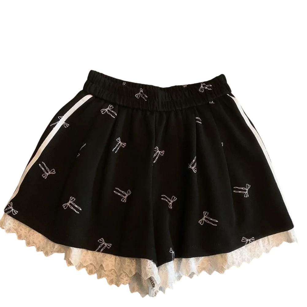 

Повседневные шорты для отдыха, брюки с эластичной резинкой на талии, доступны в нескольких размерах, для повседневной носки, женские летние брюки с широкими штанинами