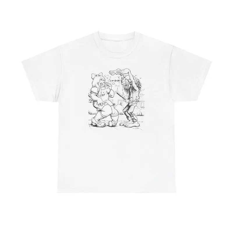 Vintage Weirdo Hippie Robert Crumb T Shirt Heavy Cotton