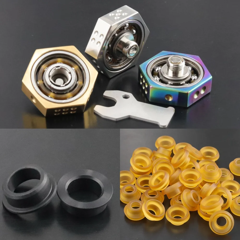

25-28mm Heat Sink Bearing 510 Threading BF Squonk Heat Sink Base Spinner Black POM 510 To 810 Adapter Tools