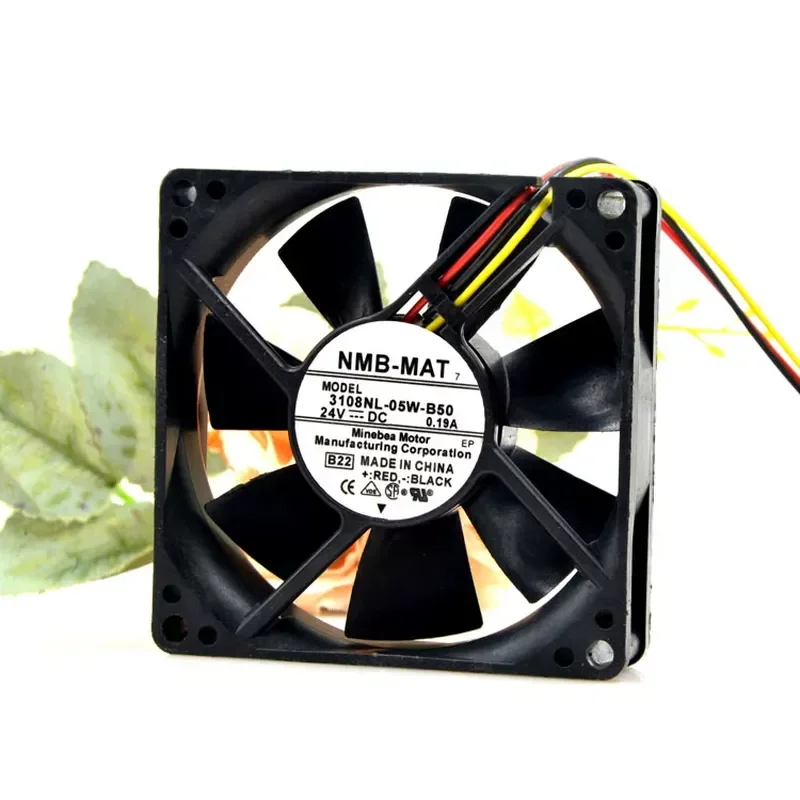 New Original NMB 3108NL-05W-B50 24V 0.19A 8020 8cm Inverter Cooling Fan for NMB
