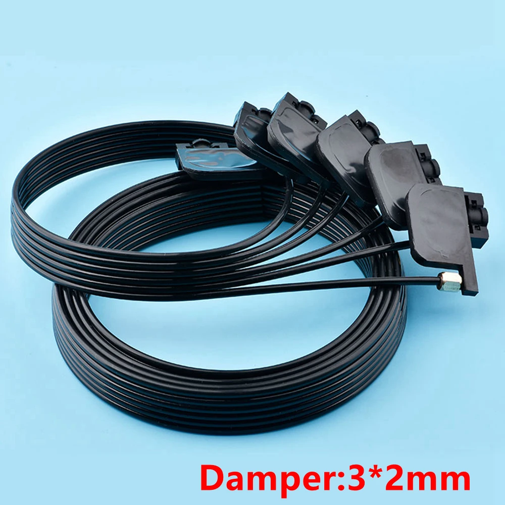 

6 цветов УФ-принтер квадратный плоский демпфер с УФ-чернильной трубкой для Epson R330 R320 L800 L805 L1800 R1390 R2000