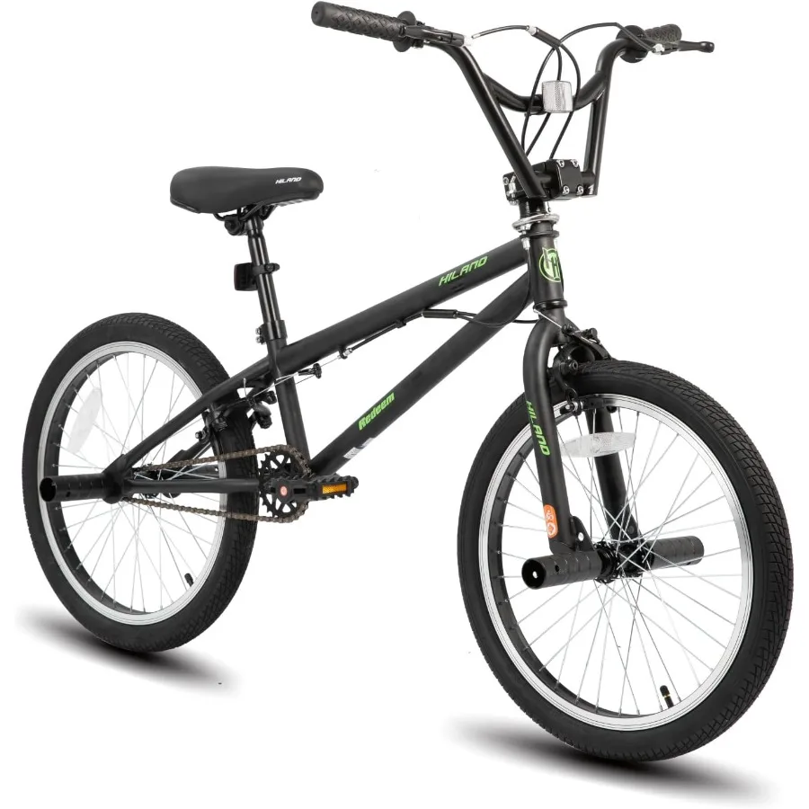 

20 inch Freestyle BMX Bike for Beginners to Advanced Riders Featuring 360 Degree Gyro Stability and 4 Adjustable Pegs Ideal for