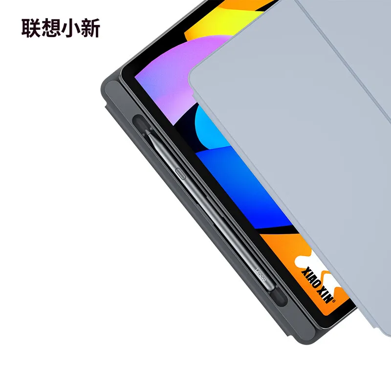 오리지널 레노버 스마트 폴리오 키보드 키트 11'' 2025 2 in 1 콤보 스탠드 쉘 (레노버 아이디어탭 샤오신 패드 11 PU 펜 슬롯 포함)
