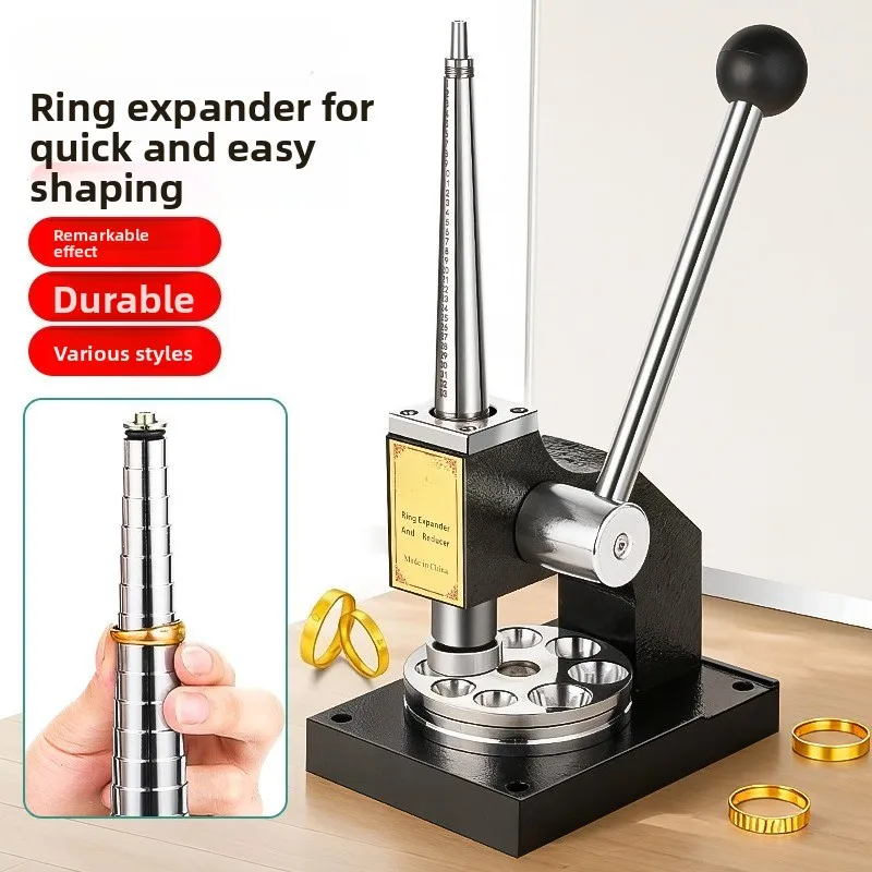 Ring Stretcher Expander Tool for Gold Silver Jewelry Resizing Repair - Portable Professional Durable Mandrel Sizer for Rings