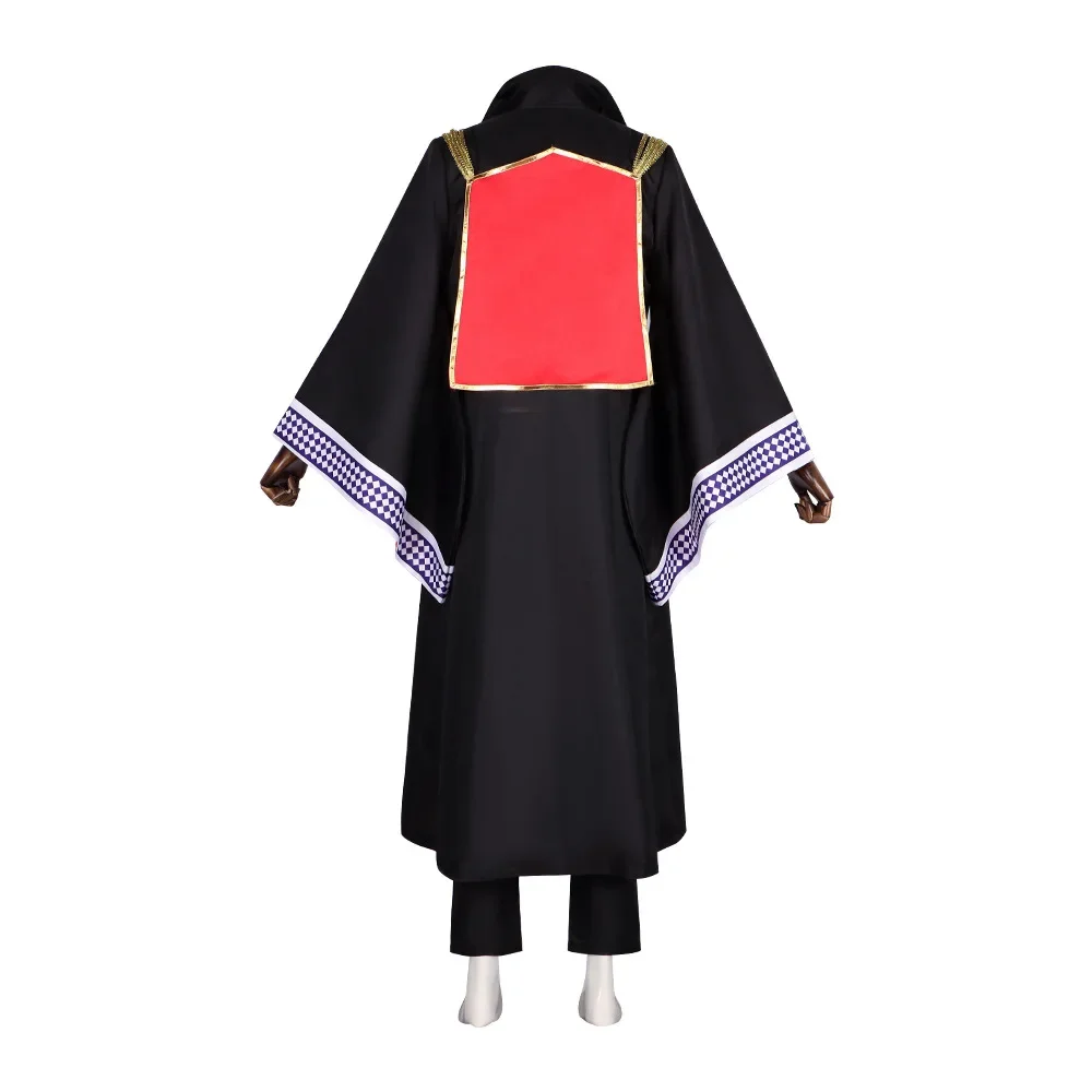 Elias Ainsworth Cosplay Costume Anime The Ancient Magus Bride Black Trench Uniform Headgear Magic Teacher Halloween Party Outfit