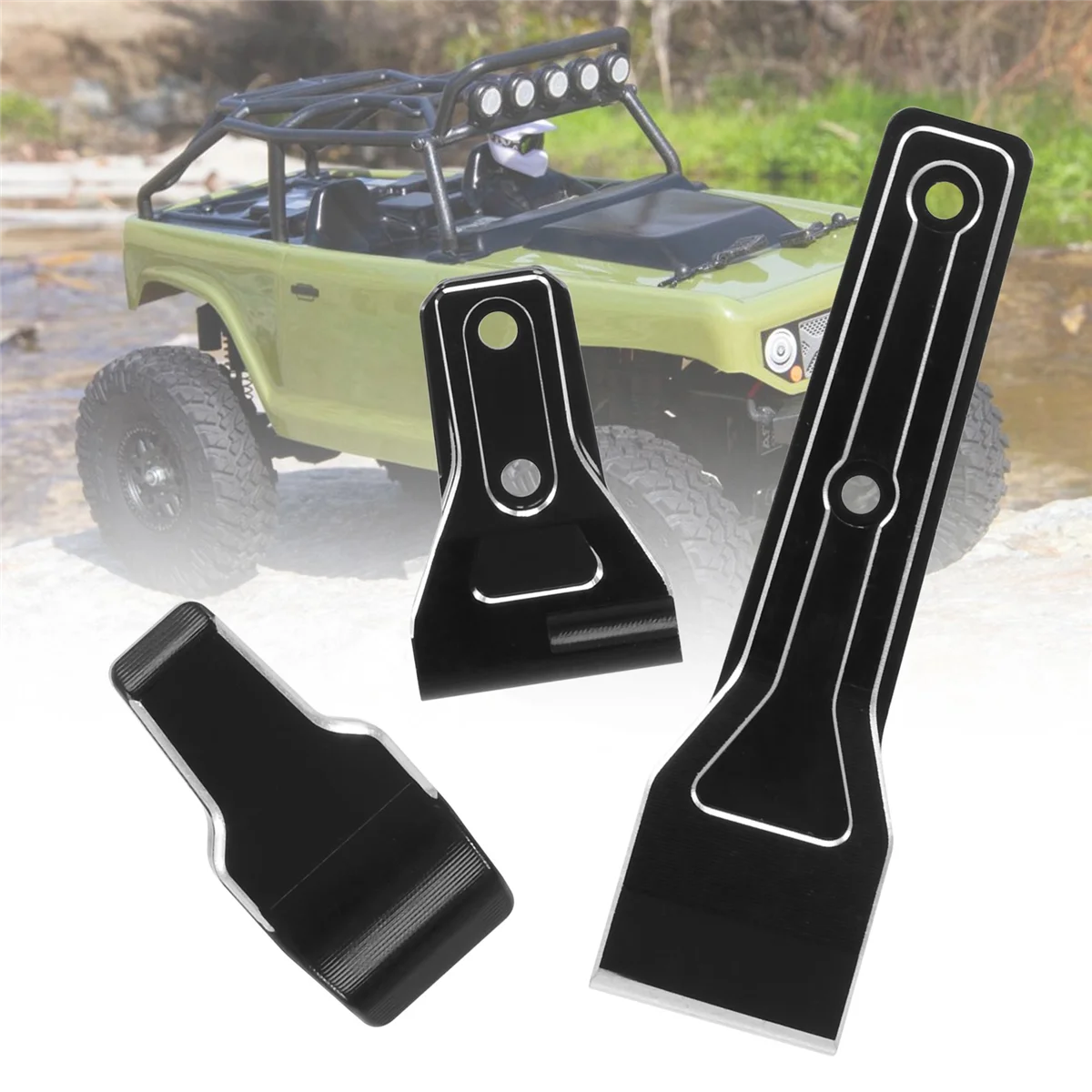 

Metal Full Car Door Hinge Window Hinge Decoration for Axial SCX6 Jeep JLU Wrangler 1/6 RC Crawler Car Upgrade