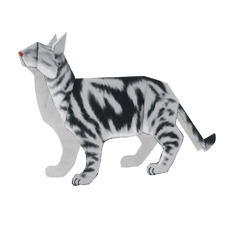 Kit de modelo de papel animal 3D: artesanía de papel DIY de Panda/Rirafa, corte de origami para estudiantes y proyecto hecho a mano de actividad entre padres e hijos