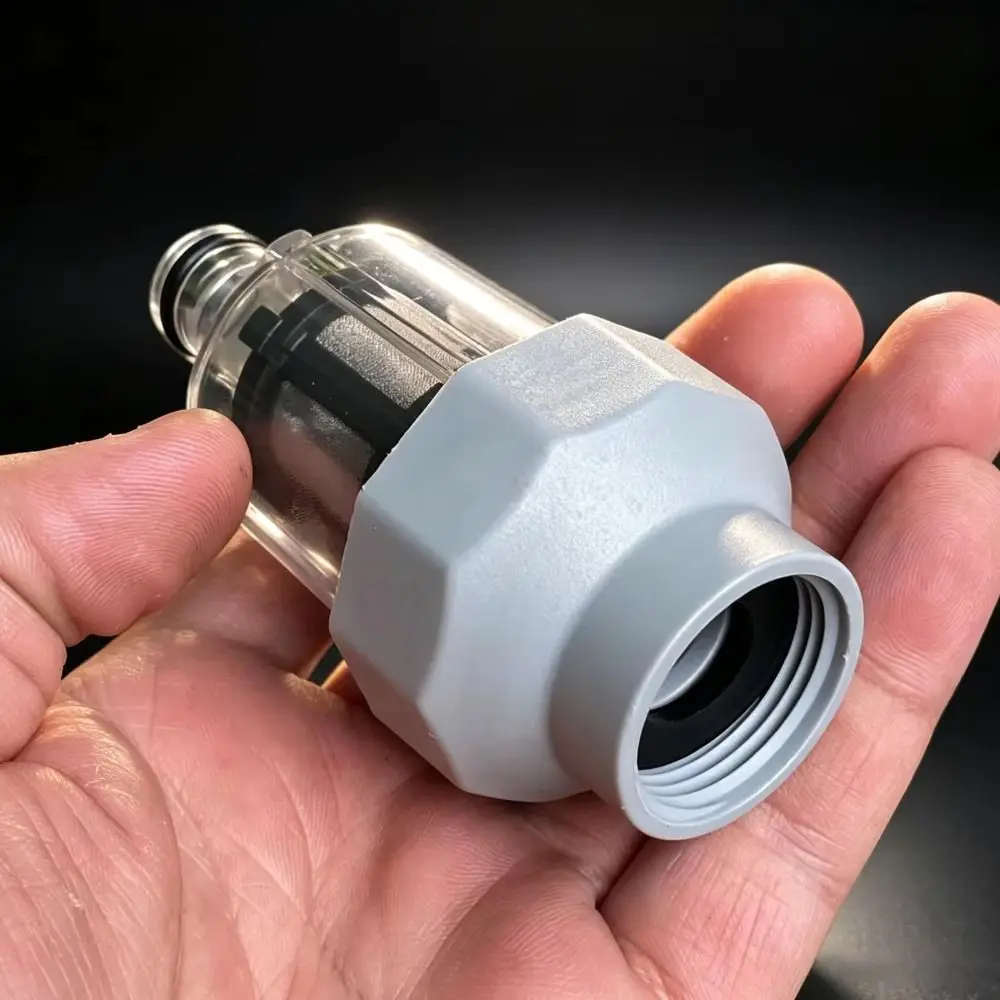 1Pcs G3/4 Thread High Pressure Car Wash Water Inlet Filter Male Female Fittings PET Car Wash Accessories Engineering Plastic