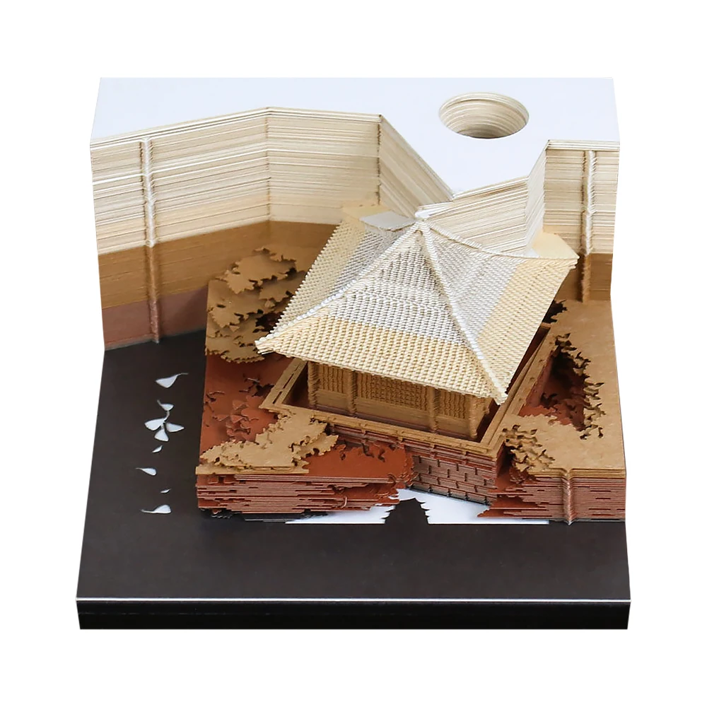 

New Product Customize Logo Gifts Stationery Giveaways Gift Ideas Promotional 3D Paper Crafts Memo Pad