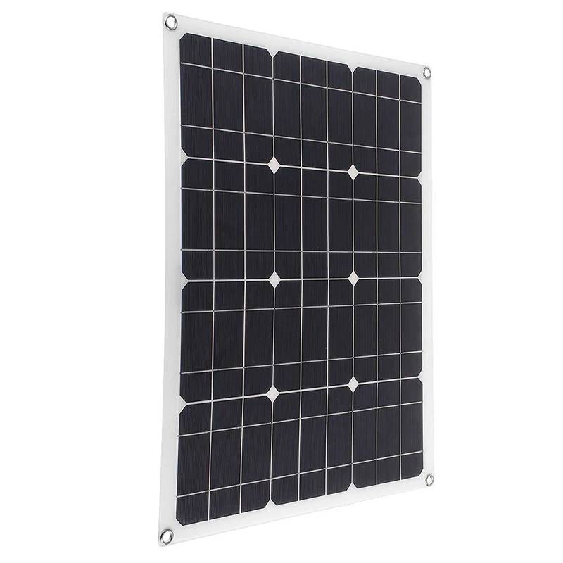 500W Solar Panel 12V/18V Monocrystalline System Power Generator for Outdoor Traveling Camping Car Yacht RV Boat Controller Set